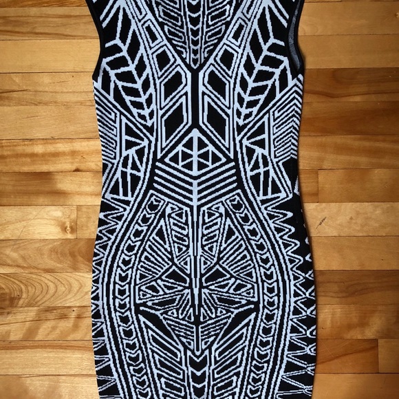 Arden B dress small black and white bodycon - Picture 6 of 6